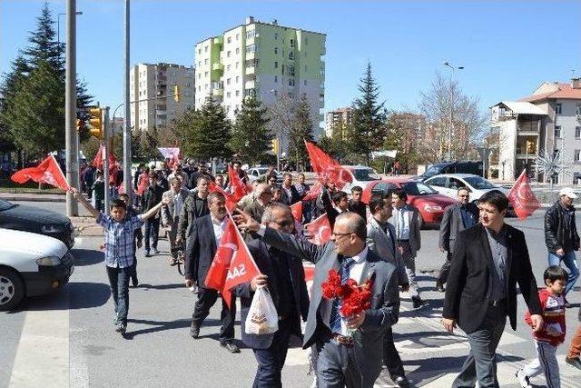 Sp'nin Düzenlediği Sevgi Yürüyüşüne Büyük Destek