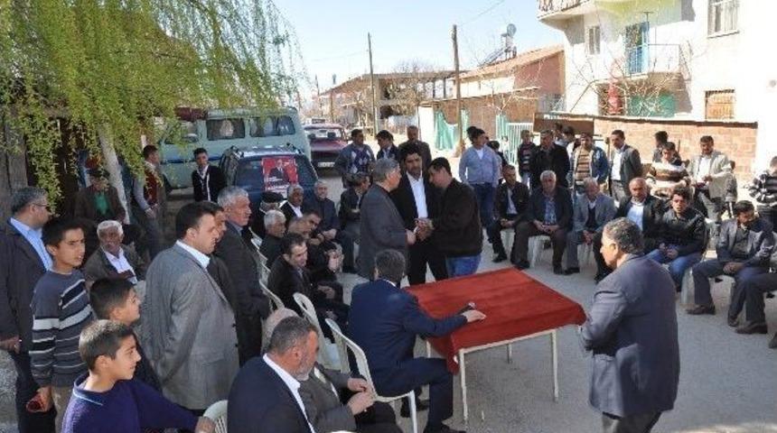 Erkal, K&ouml;y Ziyaretlerinde Bulundu