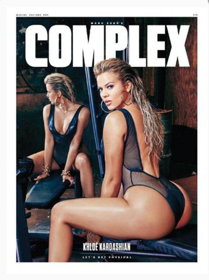 Khloe Kardashian, Complex dergisine kapak oldu!