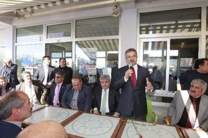 Başkan Köşker'e Terminal Esnafından Davul Zurnalı Karşılama G2