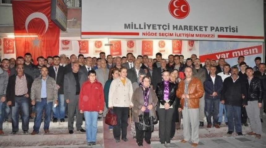 Niğde'de Dp, Mhp'yi Destekleyecek