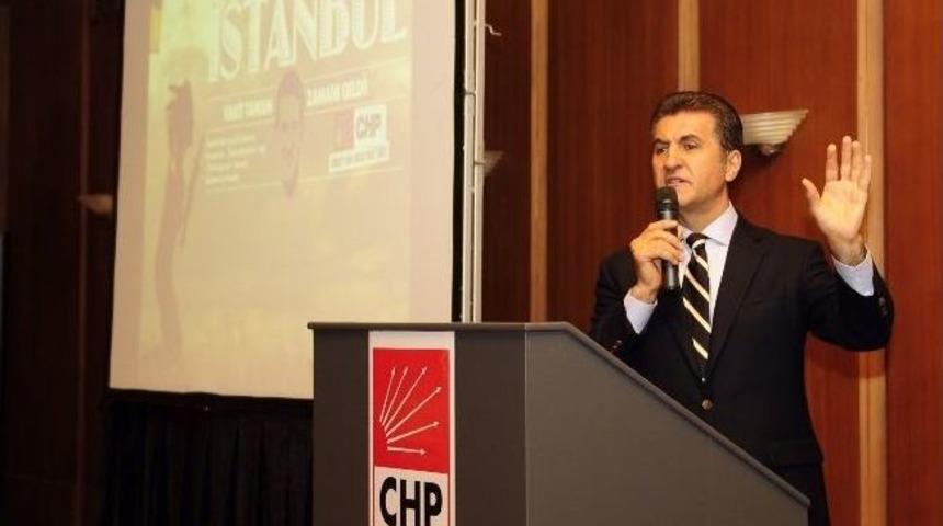 Chp Afişlerinin Kesildiğini İddia Eden Sarıg&uuml;l Masaya Yumruğunu Vurdu