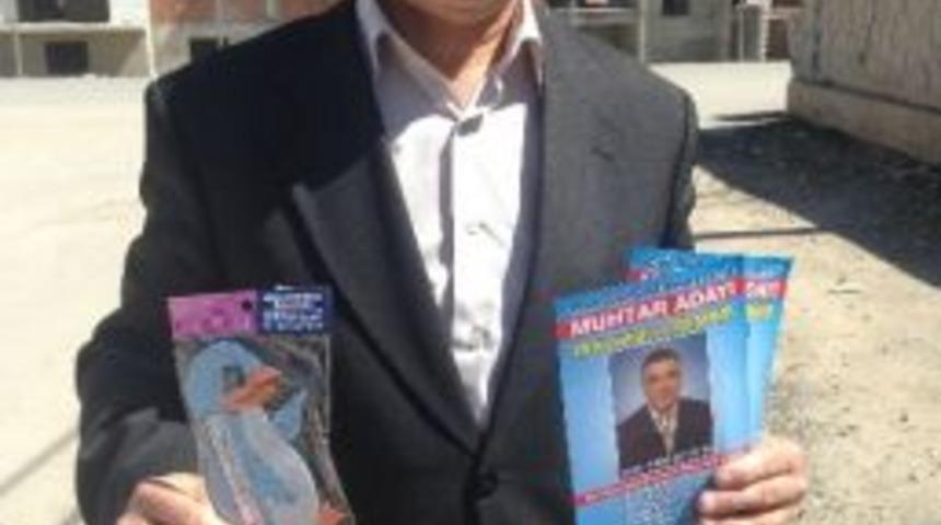 Muhtar Adayından Promosyonlu Se&ccedil;im &Ccedil;alışması