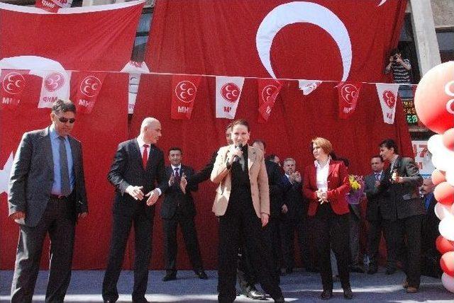 Tbmm Başkanvekili Ve Mhp İstanbul Milletvekili Meral Akşener, Kdz. Ereğli'de Halk Toplantısı Yaptı