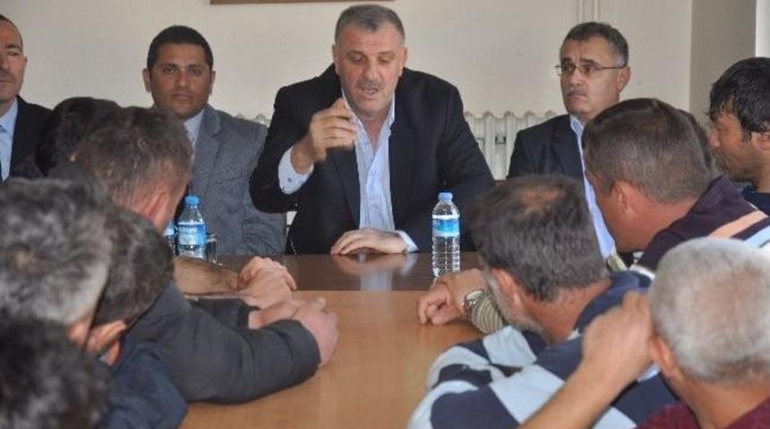 Bektaş, Belediye İş&ccedil;ileri İle Buluştu