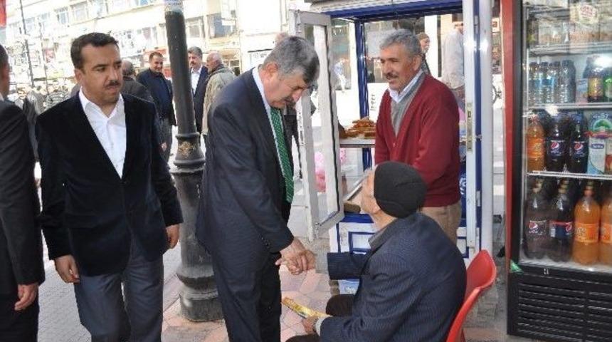 Uğur Polat, Esnafı Ziyaret Etti