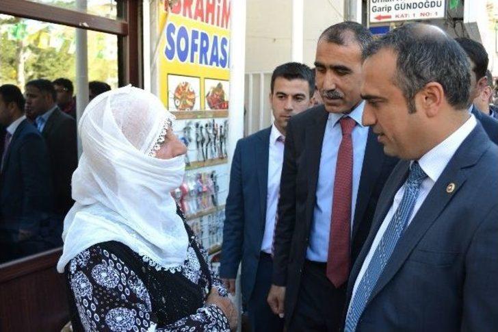 Ak Partili İçten, Silvan'da Esnafı Ziyaret Etti G5