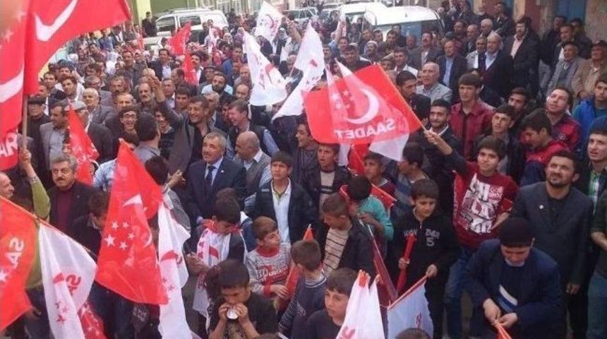 Sp, Gercüş'te Miting Düzenledi