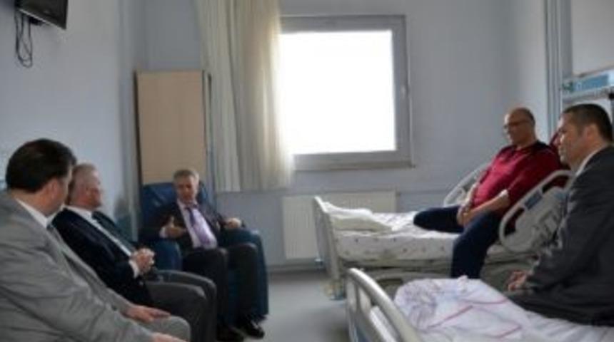 Kaymakama Ge&ccedil;miş Olsun Ziyareti