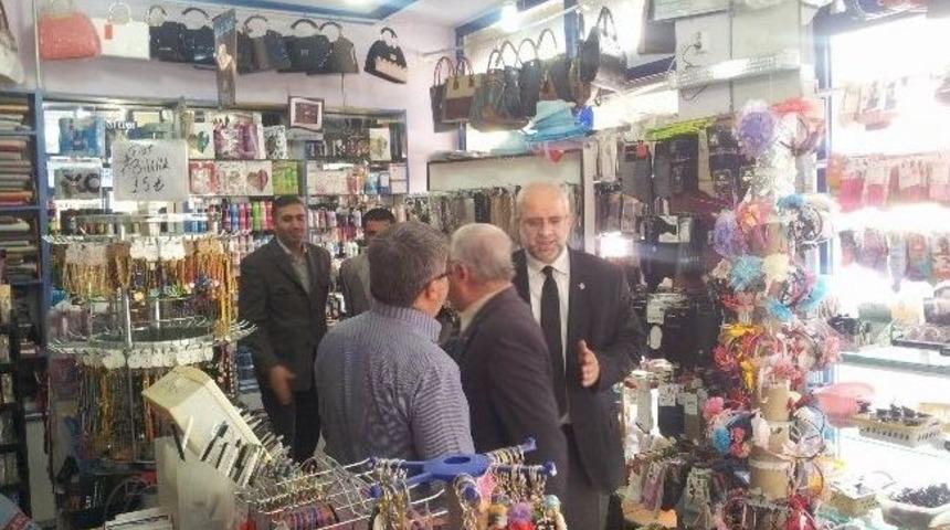 Bozan, Se&ccedil;im &Ccedil;alışmaları Kapsamında Bismil İl&ccedil;esini Ziyaret Etti