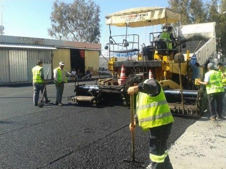 Bodrum'da Asfaltlama Çalışmaları Devam Ediyor G5