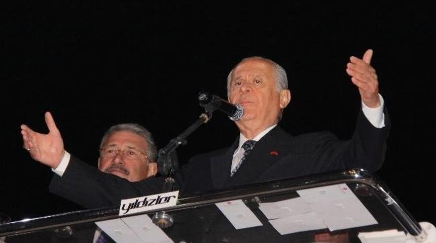 Mhp Lideri Bah&ccedil;eli Mersin'de