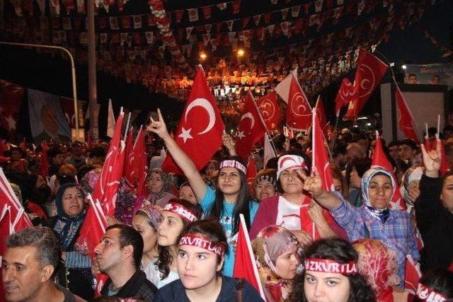 Mhp Lideri Bahçeli Mersin'de