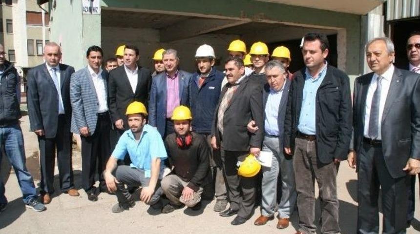 Ak Parti Zonguldak Milletvekillerinden Fabrikalara Nezaket Ziyareti
