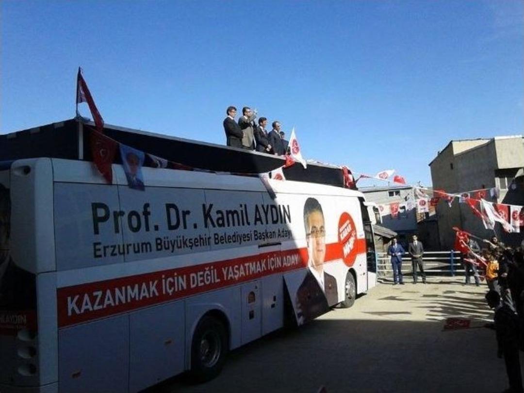 Mhp Aşkale&rsquo;de Se&ccedil;im &Ccedil;alışmalarını S&uuml;rd&uuml;rd&uuml;