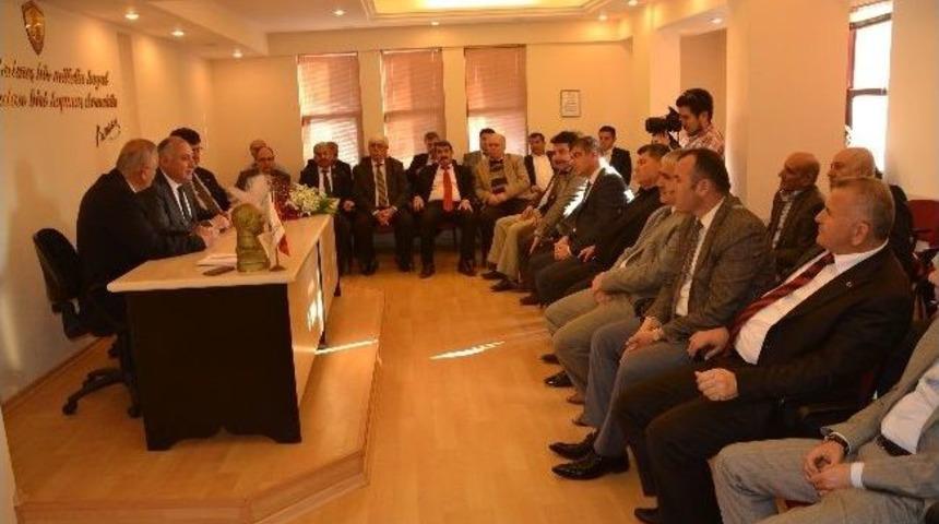 Aesob Başkanı Sevim&ccedil;ok, Alanya Esnaf Ve Sanatkarlar Odası&rsquo;nı Ziyaret Etti