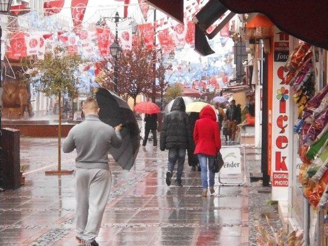 Edirne’de Sağanak