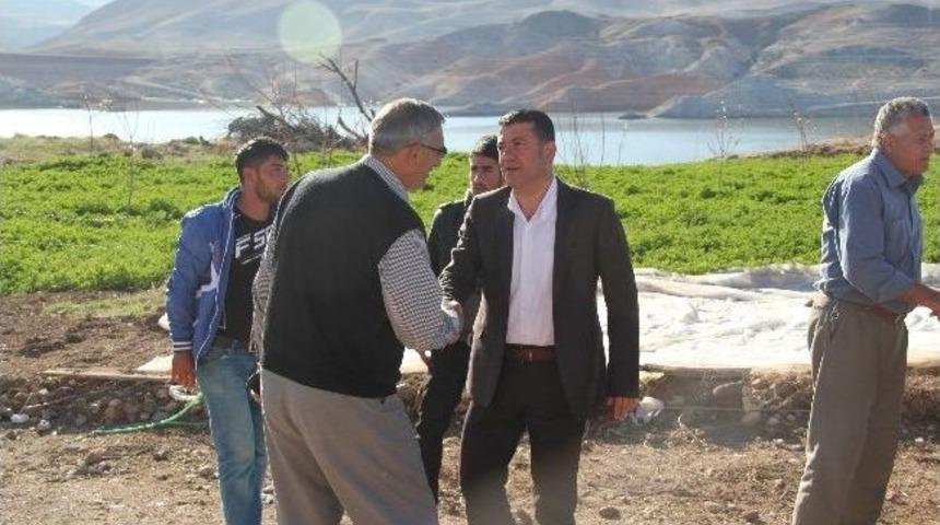 Ağbaba, Yazıhan K&ouml;ylerini Ziyaret Etti