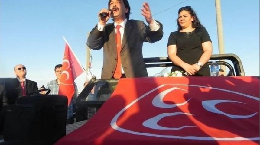 Mhp &Ccedil;eşmealtı&rsquo;nda B&uuml;ro A&ccedil;tı, Miting Yaptı