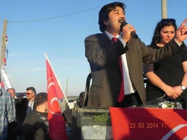 Mhp Çeşmealtı’nda Büro Açtı, Miting Yaptı