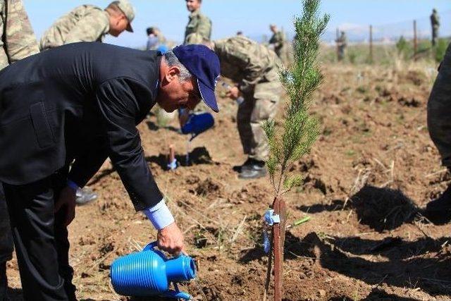 Jandarma Batman’a 2 Bin Fidan Dikti