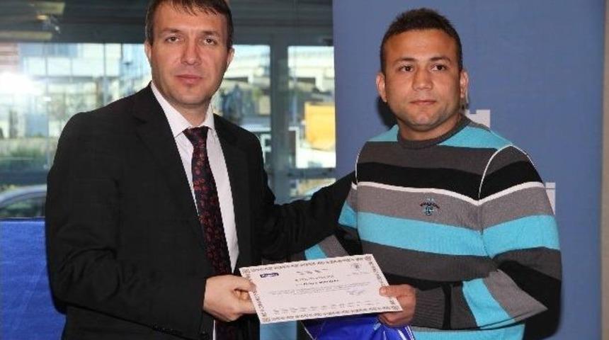 38'inci D&ouml;nem İtfaiye Gurubu Sertifikalarını Aldı