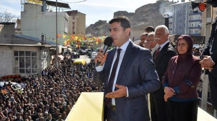 Bdp Genel Başkanı Demirtaş Adilcevaz'da