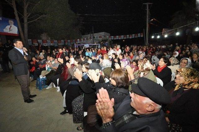 Dereköy Ve Yahşi Halkı Başkan Kocadon İçin Meydanlara Aktı