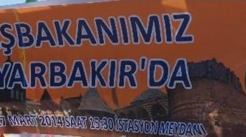 Diyarbakır&rsquo;da Başbakan Hazırlığı