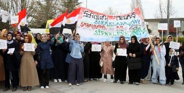 Mısır'daki İdam Kararları Gaziantep'te Protesto Edildi