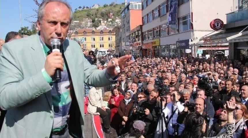 Chp Grup Başkanvekili Muharrem İnce Giresun'da