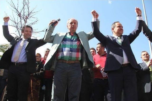 Chp Grup Başkanvekili Muharrem İnce Giresun'da