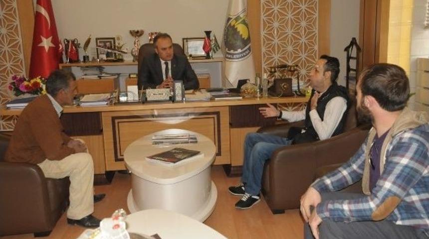 Y&uuml;z Nakli Yapılan Recep Sert&rsquo;ten Başkan Aktaş&rsquo;a Teşekk&uuml;r Ziyareti