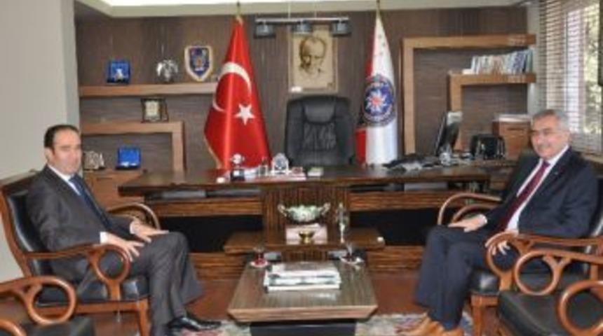 Sgk&rsquo;dan Emniyet M&uuml;d&uuml;r&uuml; Akg&uuml;l&rsquo;e Ziyaret