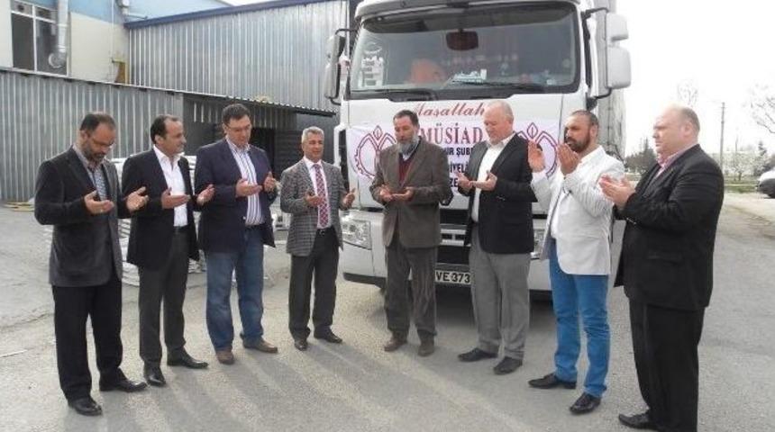 M&uuml;siad&rsquo;tan Suriye&rsquo;ye Yardım Tır&rsquo;ı