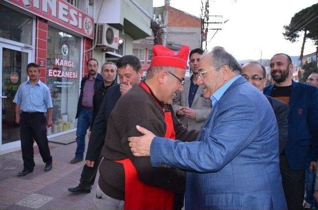 Salim Uslu’dan Kargı’da Esnaf Turu