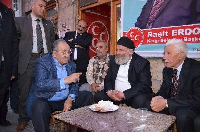 Salim Uslu’dan Kargı’da Esnaf Turu