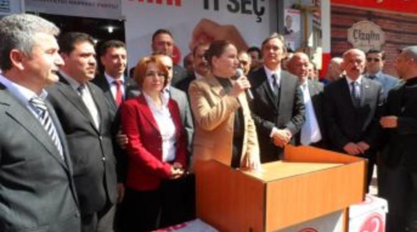 TBMM Başkan vekili Meral Akşener Alaplı'da konuştu