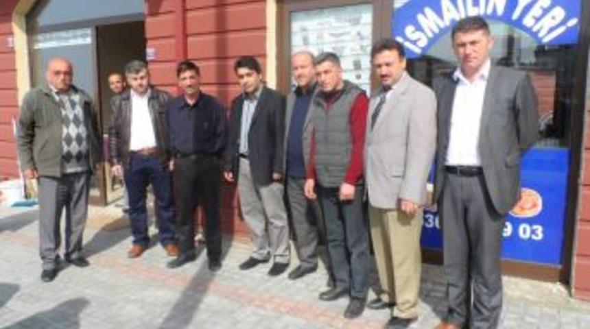 Esnaf Odası Başkanından ge&ccedil;miş olsun ziyareti