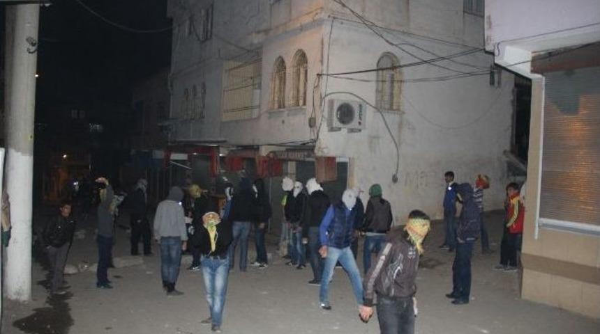 Silvan&rsquo;da Olaylar Gece De Devam Etti