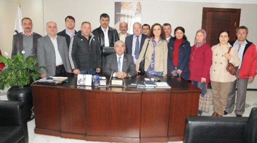 &Ccedil;orlu Pazarcılar Odası&rsquo;ndan Başkan Baysan&rsquo;a Teşekk&uuml;r Ziyareti