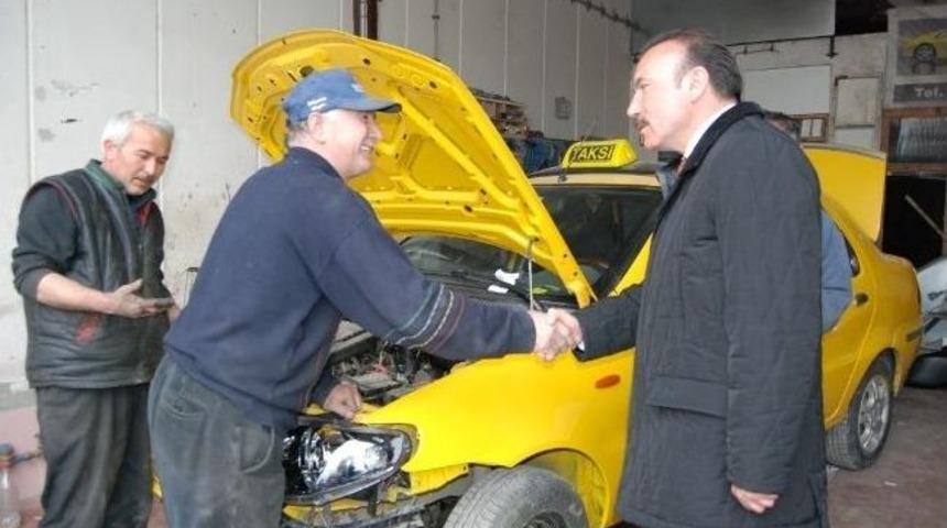 Başkan Doğan Sanayi Sitesini Ziyaret Etti