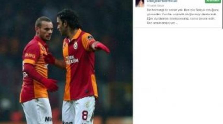 Sneijder&rsquo;den Gol Sevinci A&ccedil;ıklaması