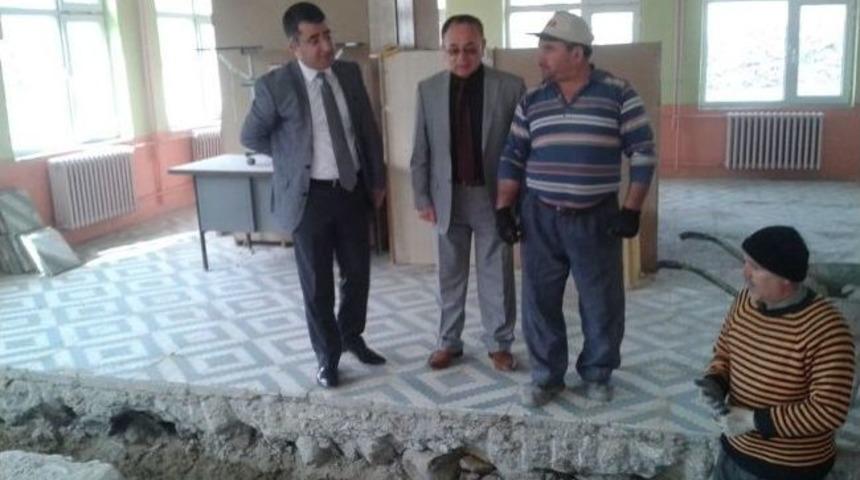 Kaymakam &Ccedil;ınar, G&uuml;&ccedil;lendirme &Ccedil;alışmalarını Yerinde İnceledi