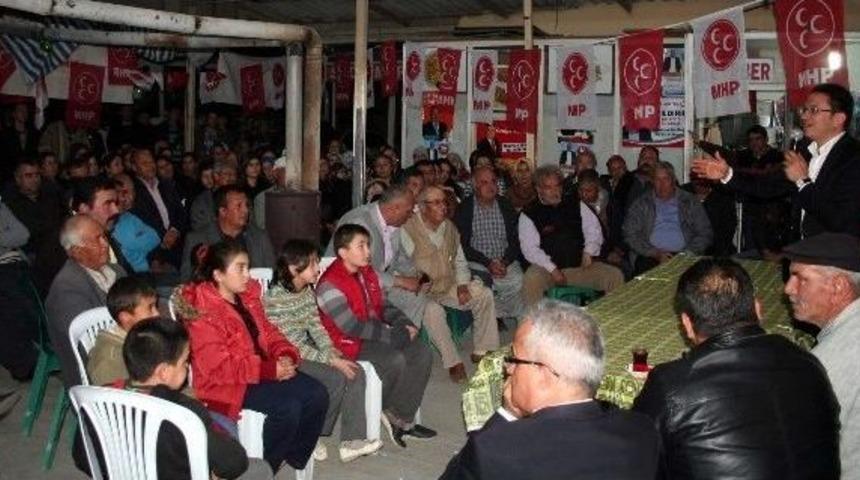 Mhp Adayı &Ouml;zen, Kundu Halkı İle Bir Araya Geldi