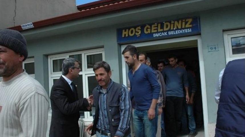 Başkan Ayaz, Belediye Personeline Veda Etti