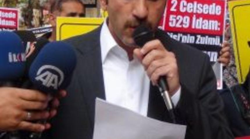 Diyarbakır&rsquo;da Mısır&rsquo;daki İdam Kararları Protesto Edildi