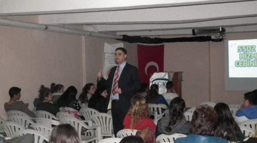 Lise Öğrencilerine Sosyal Güvenlik Semineri