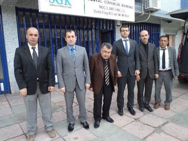 Sgk Muş İl Müdürü Veda Ziyaretinde 2