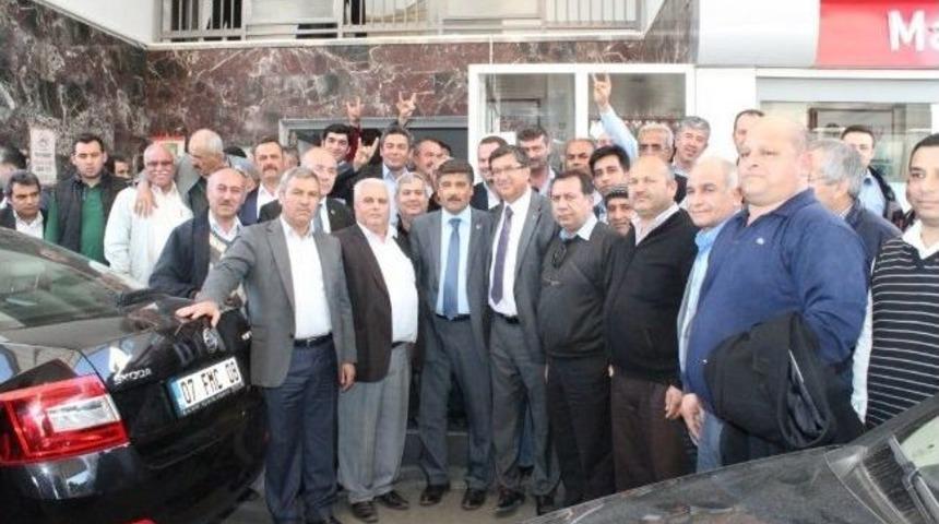 Ulaşım Esnafından Mhp Adayı &Ccedil;elik&rsquo;e Destek